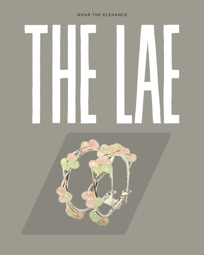 Pastel Petal Hoops